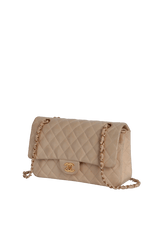 MEDIUM CLASSIC DOUBLE FLAP LAMBSKIN