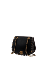 STUDDED FLAP BAG