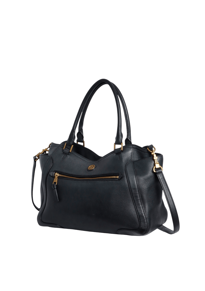 LEATHER SATCHEL BAG