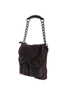 SUEDE MESSENGER BAG