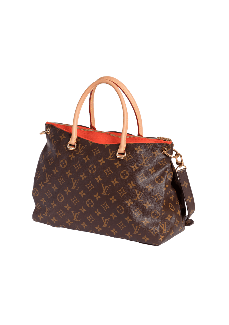 BOLSA LOUIS VUITTON MONOGRAM PALLAS MM MARROM ORIGINAL