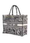 LARGE TOILE DE JOUY REVERSE BOOK TOTE