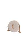 VINYLE ROUND CROSSBODY BAG