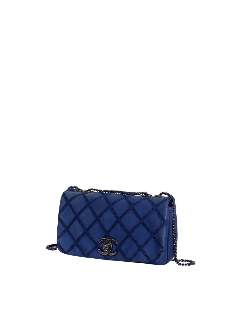 DIAMOND STITCH FLAP BAG