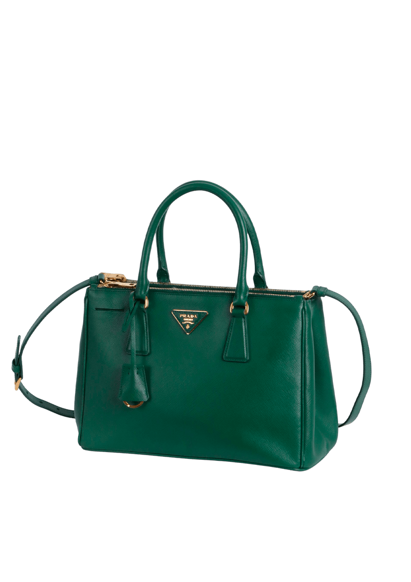 MEDIUM SAFFIANO LUX DOUBLE ZIP GALLERIA