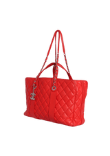 EASY CARRY SHOPPING TOTE LAMBSKIN