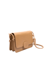 BOLSA ESSENTIALS CLÁSSICA EM COURO NATURAL TIRACOLO