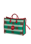 SQUARE G CANCUN STRIPED TOTE