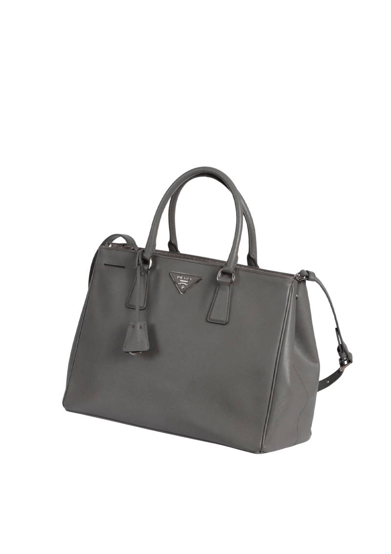 MEDIUM SAFFIANO LUX DOUBLE ZIP GALLERIA