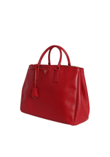 LARGE SAFFIANO LUX DOUBLE ZIP GALLERIA