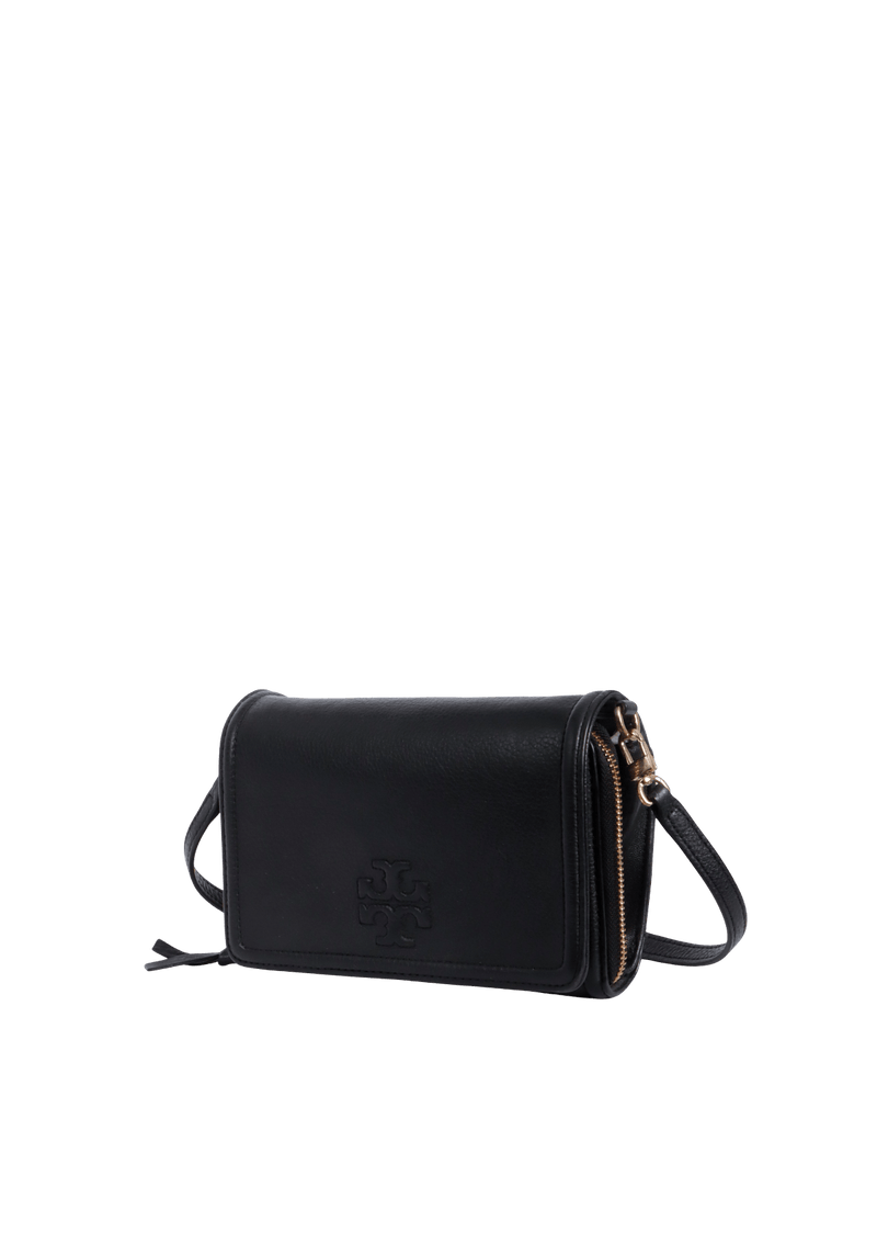 LEATHER FLAP BAG