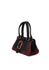 LEATHER TOP HANDLE BAG