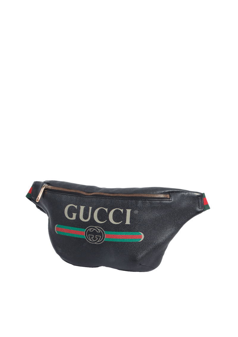 LOGO PRINT BELT BAG