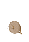 VINYLE ROUND CROSSBODY BAG