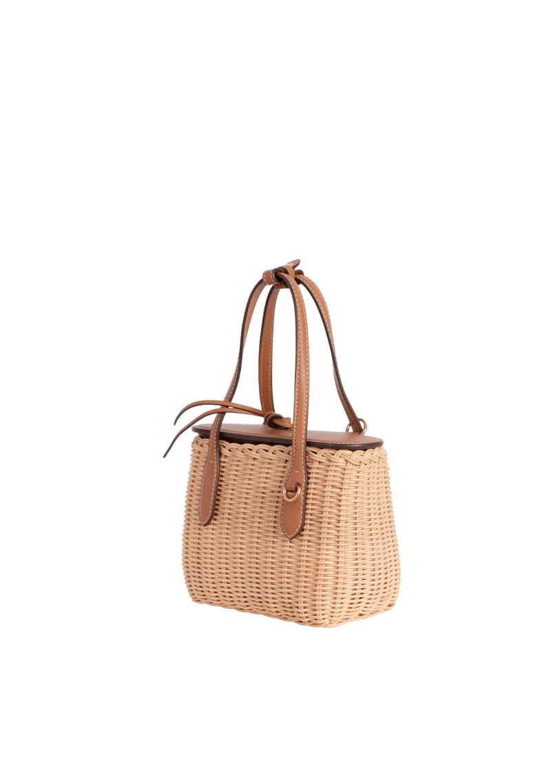 WICKER HANDBAG