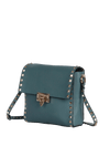 ROCKSTUD FLIP LOCK FLAP MESSENGER BAG