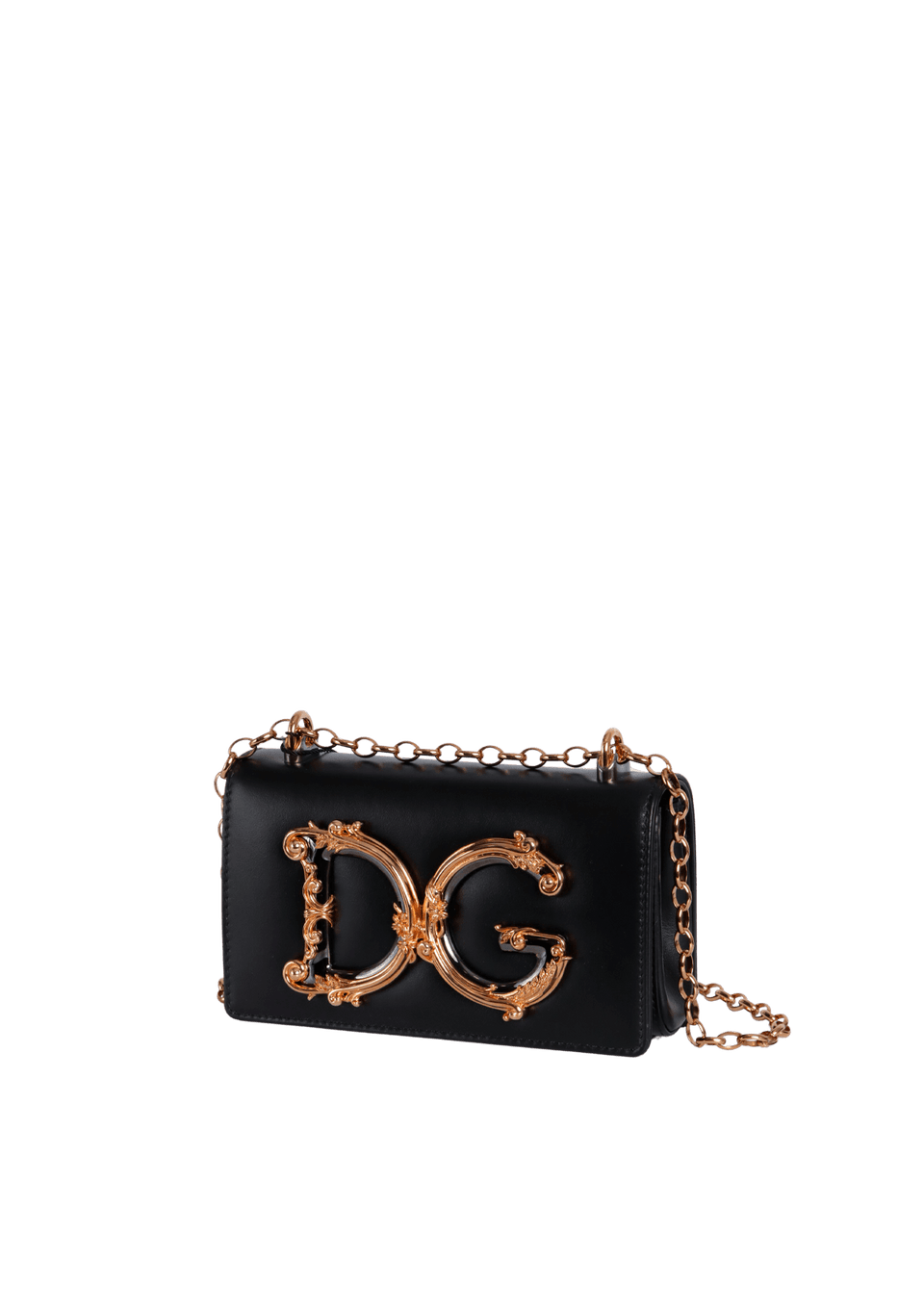 BOLSA DOLCE & GABBANA DG GIRL PHONE BAG PRETO ORIGINAL – Gringa