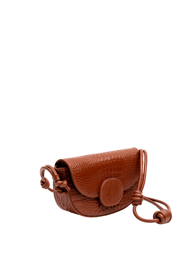 BOLSA ESSENTIALS EM COURO MEIA LUA