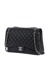 MAXI CLASSIC DOUBLE FLAP CAVIAR