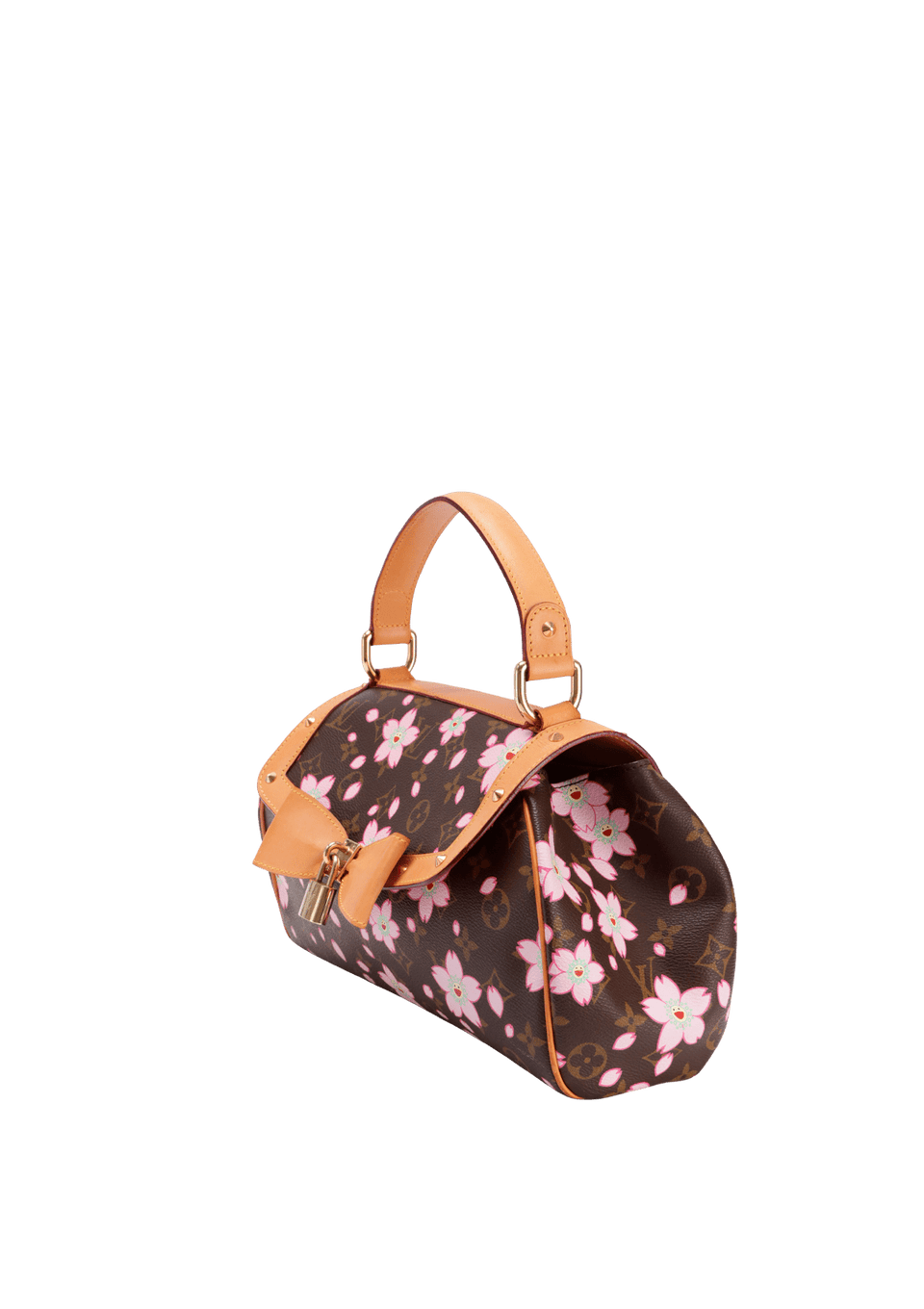 BOLSA LOUIS VUITTON MONOGRAM CHERRY BLOSSOM SAC RETRO MARROM