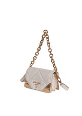 STITCHED NAPPA SHOULDER BAG