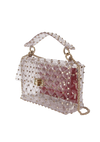 MEDIUM ROCKSTUD SPIKE QUILTED PVC