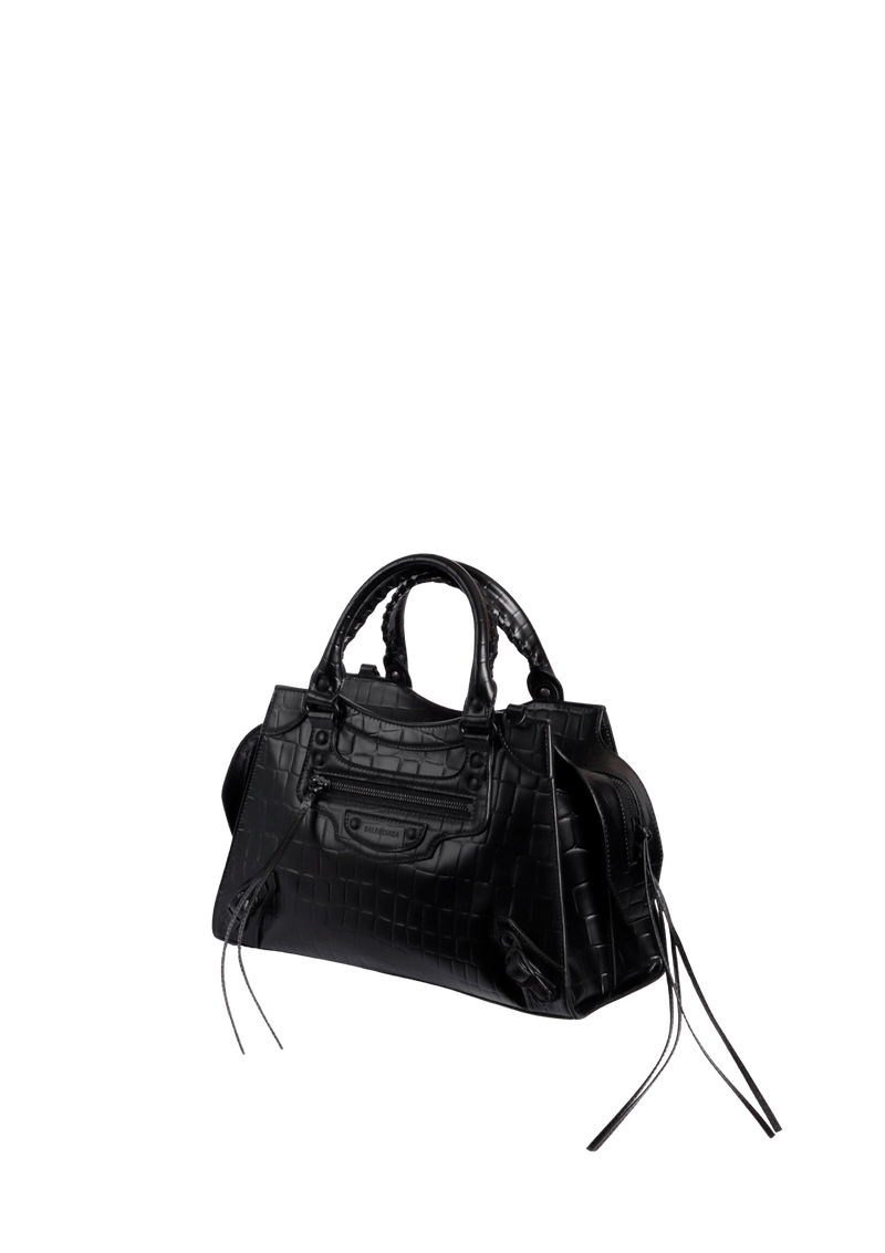 NEO CLASSIC SMALL CROCODILE EMBOSSED