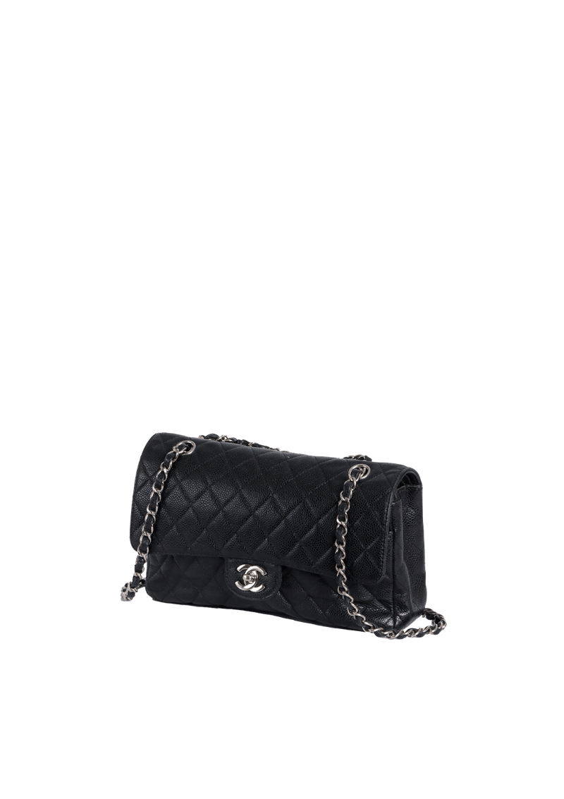 MEDIUM CLASSIC DOUBLE FLAP CAVIAR