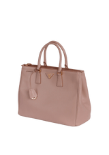 MEDIUM SAFFIANO LUX DOUBLE ZIP GALLERIA