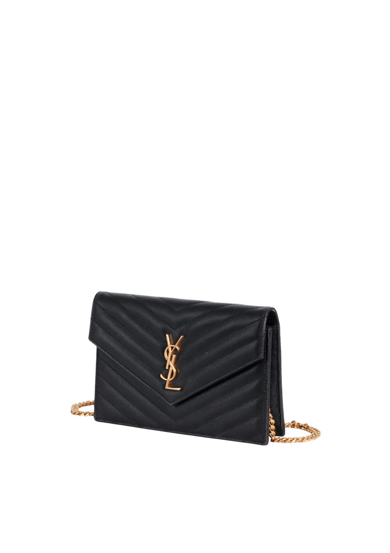 CASSANDRE ENVELOPE MATELASSÉ CHAIN WALLET