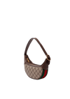 MINI GG SUPREME WEB HALF-MOON HOBO