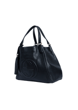 BOLSA GUCCI MEDIUM SOHO TOTE PRETO ORIGINAL