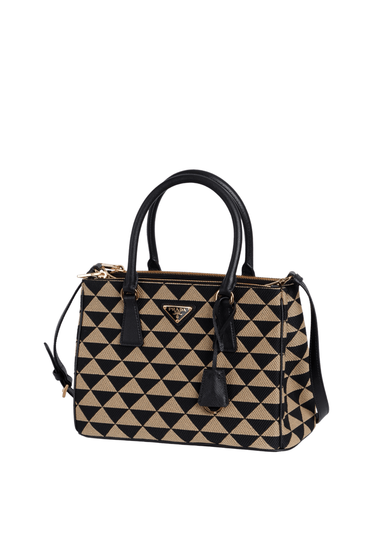 SMALL SYMBOLE GALLERIA DOUBLE ZIP TOTE