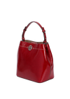 LEATHER BUCKET BAG