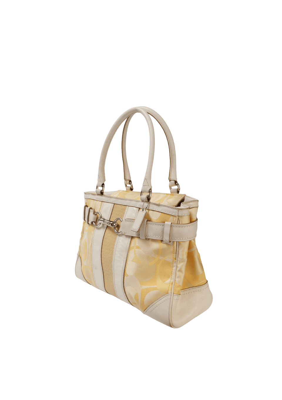 BOLSA COACH HAMPTON OPTIC SIGNATURE BAG AMARELO ORIGINAL – Gringa