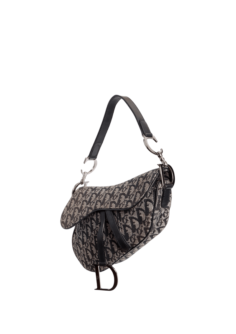 VINTAGE OBLIQUE SADDLE BAG