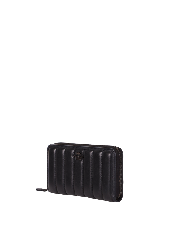 LEATHER ZIP AROUND WALLET
