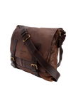 LEATHER MESSENGER BAG
