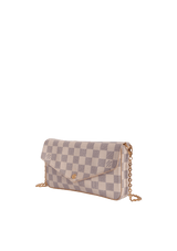 DAMIER AZUR POCHETTE FÉLICIE