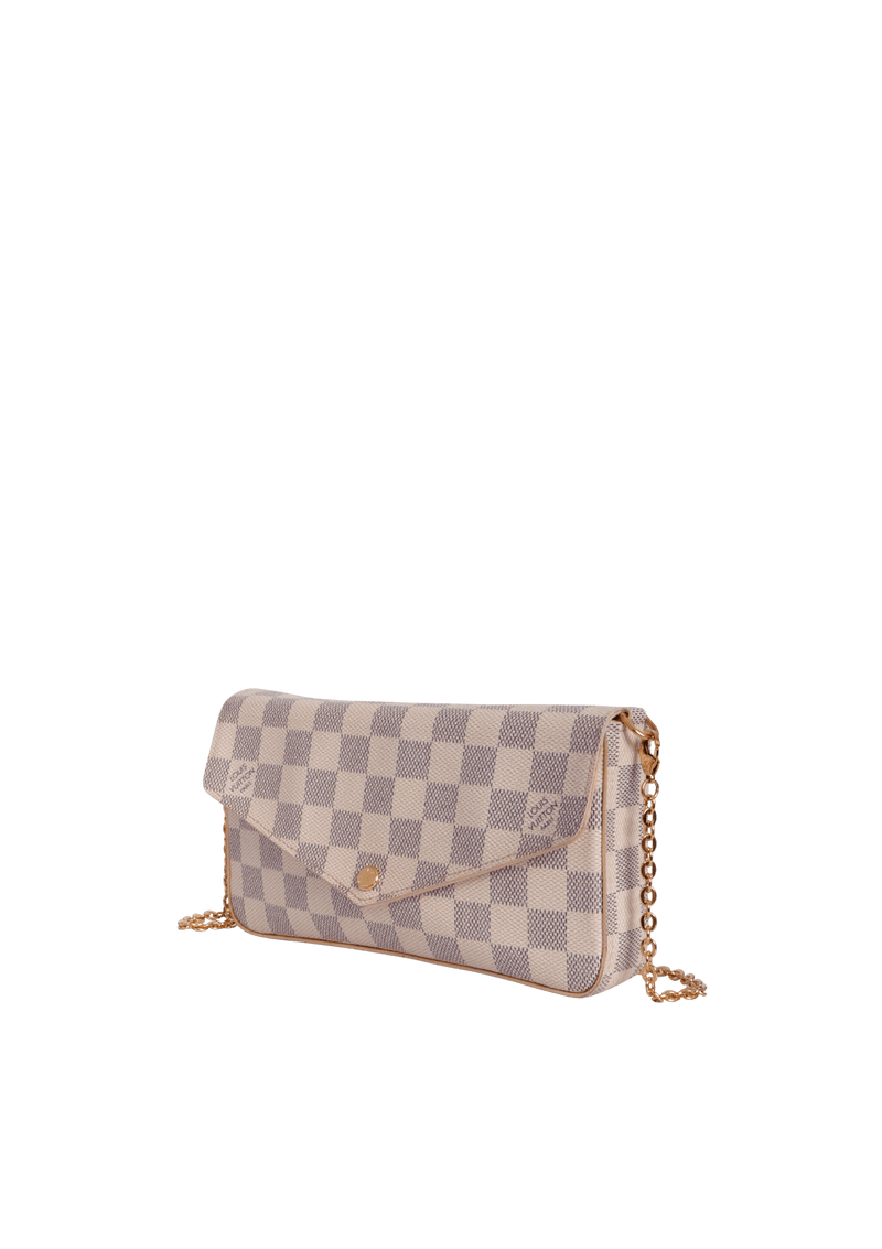 DAMIER AZUR POCHETTE FÉLICIE