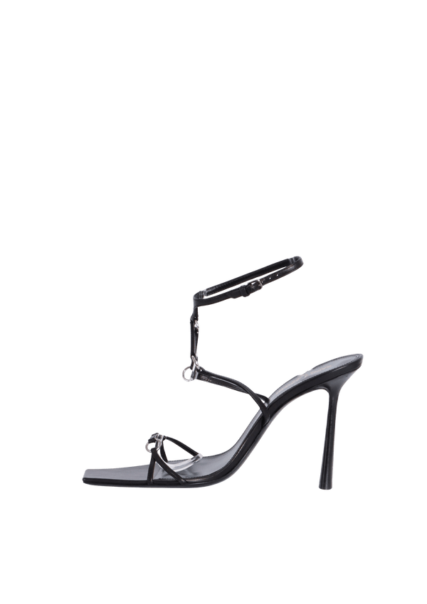 LEATHER SLINGBACK SANDALS 38