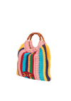 MEDIUM MULTICOLORED 1955 HORSEBIT CROCHET BAG