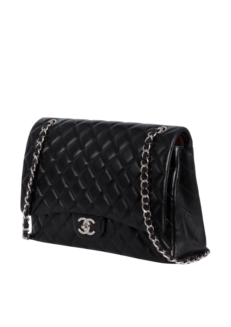 MAXI CLASSIC DOUBLE FLAP LAMBSKIN