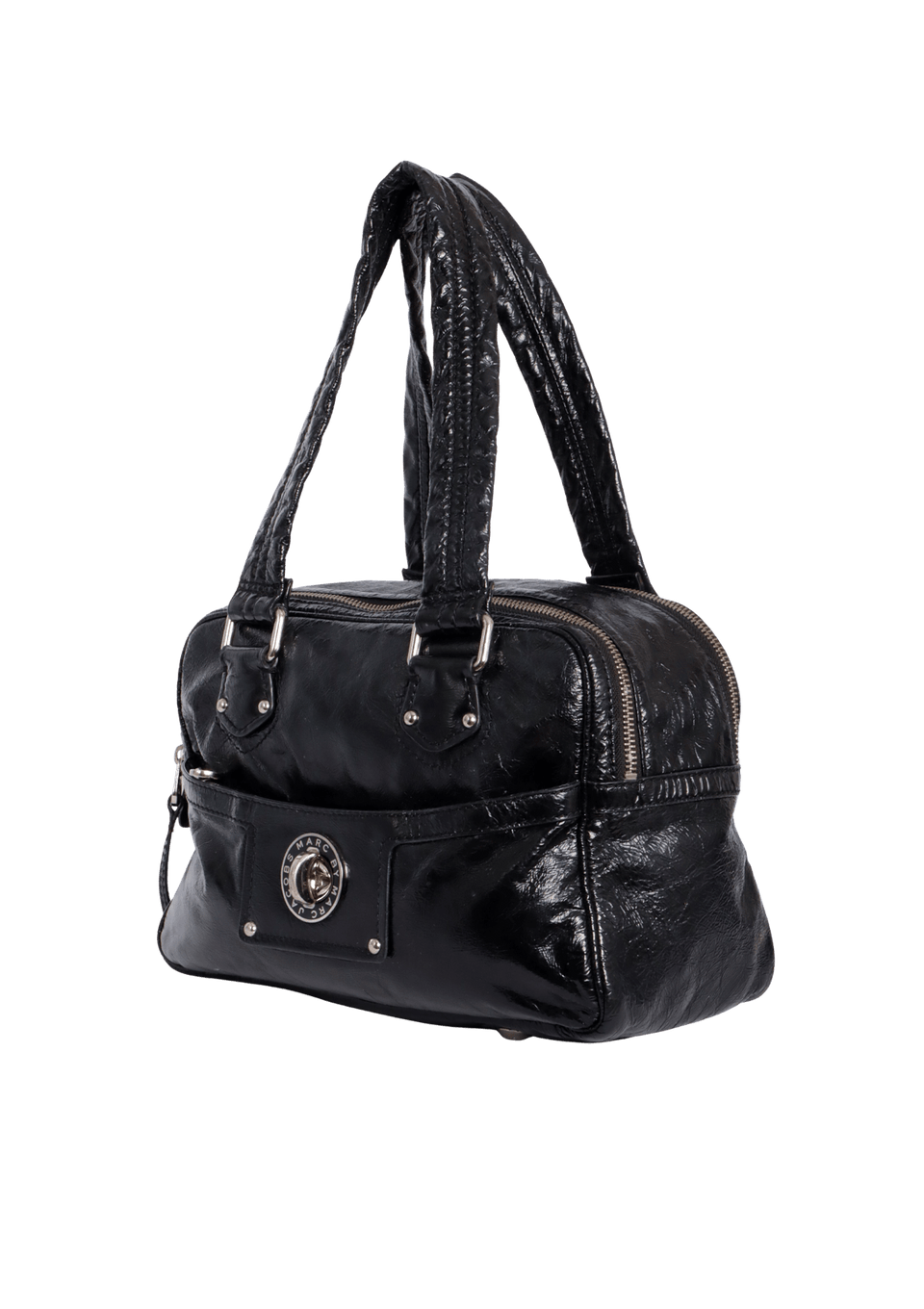 BOLSA MARC JACOBS VINTAGE LEATHER SHOULDER BAG PRETO ORIGINAL – Gringa