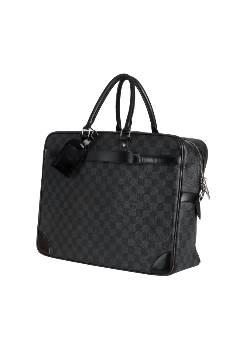 DAMIER GRAPHITE OVERNIGHT BRIEFCASE