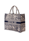 LARGE TOILE DE JOUY BOOK TOTE