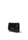 CLASSIC WALLET ON CHAIN PATENT LEATHER
