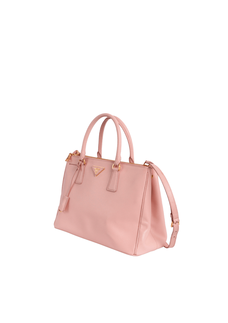 MEDIUM SAFFIANO LUX DOUBLE ZIP GALLERIA