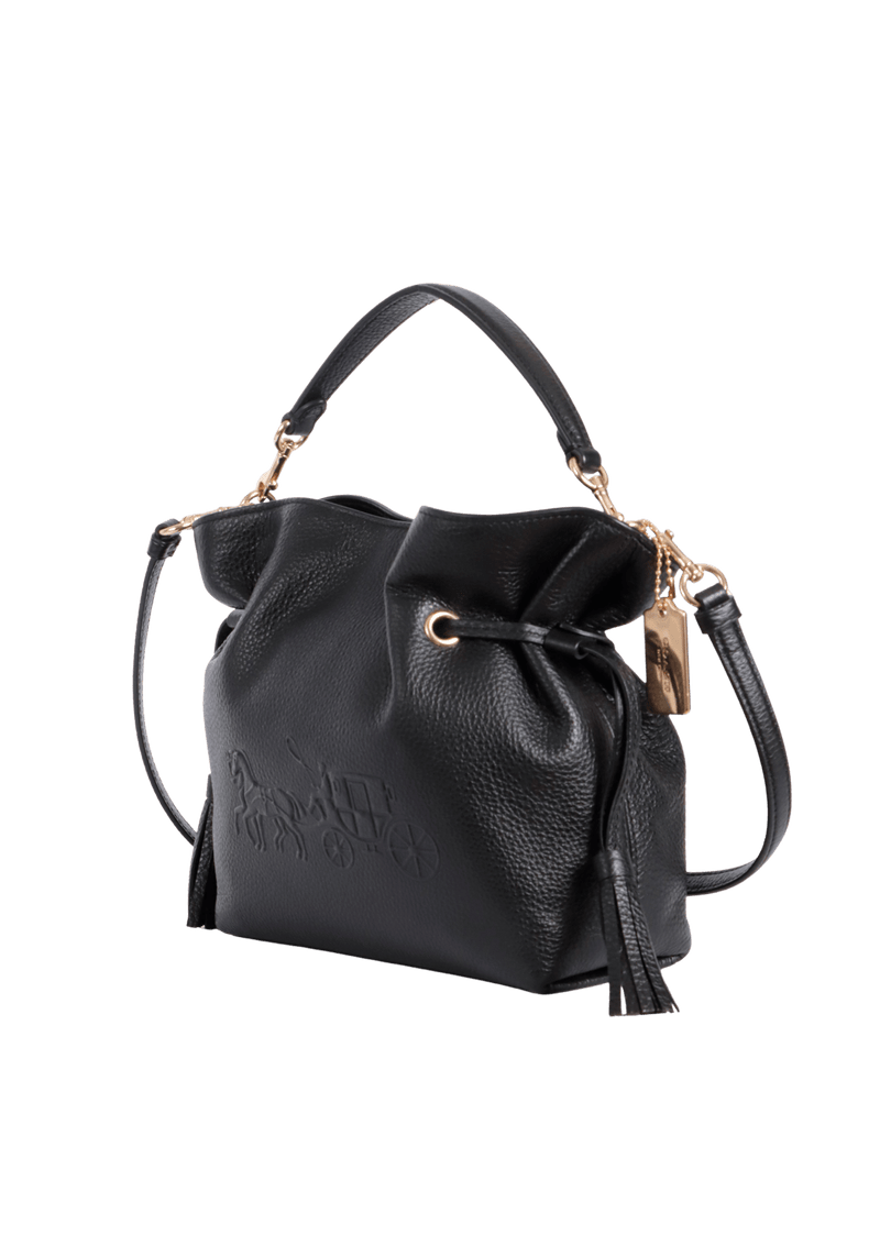 LEATHER BUCKET BAG