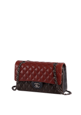 MEDIUM CLASSIC DOUBLE FLAP TRICOLOR